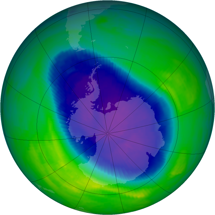 Ozone Map 1990-10-12